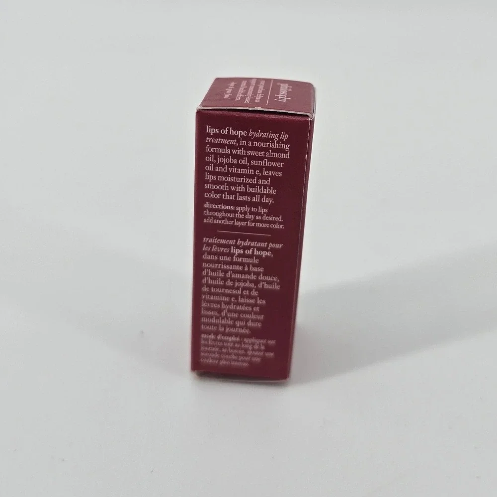 Philosophy Lips of Hope Lip Treatment Women 0.14oz Coral Hydrating Tinted Balm